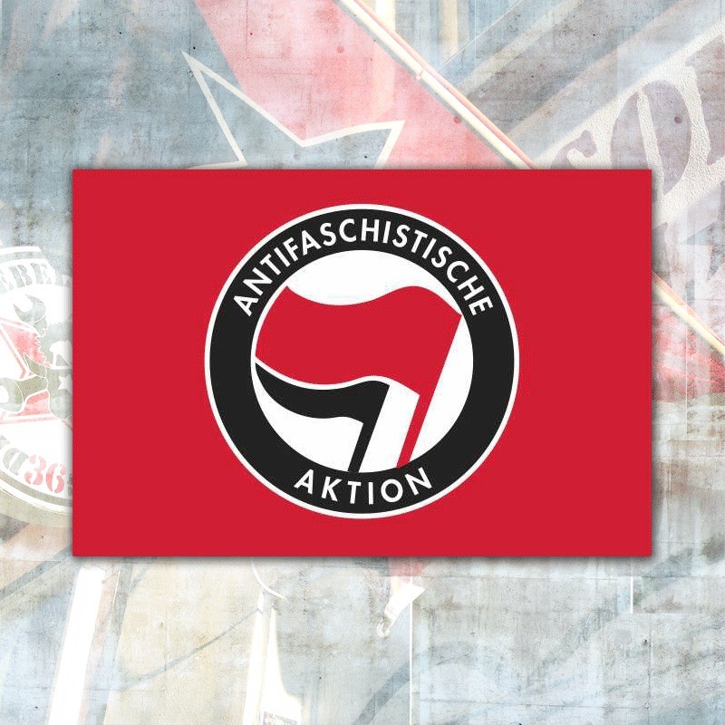 Antifa Flag red