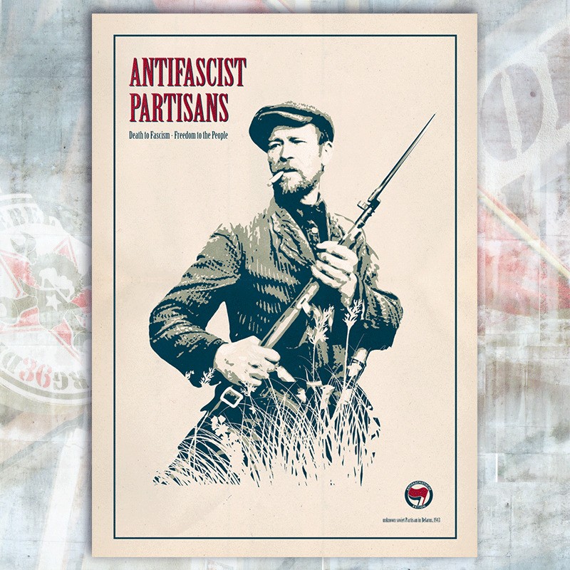 Antifascist Partisan Poster