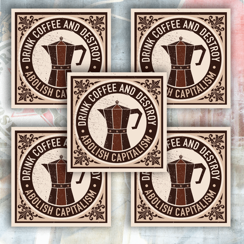 Drink Coffee Sticker